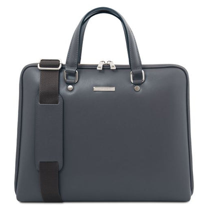 Borsa Business Verona – Pelle Saffiano | 2 Scomparti | Semi-rigida - Tuscany Leather