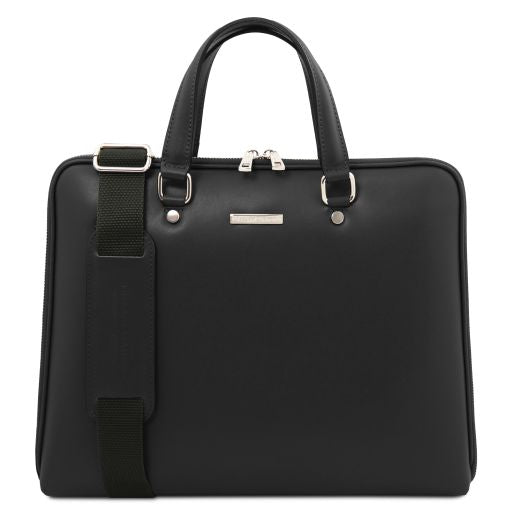 Borsa Business Verona – Pelle Saffiano | 2 Scomparti | Semi-rigida - Tuscany Leather