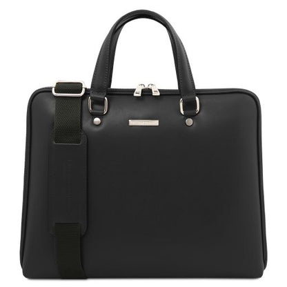 Borsa Business Verona – Pelle Saffiano | 2 Scomparti | Semi-rigida - Tuscany Leather