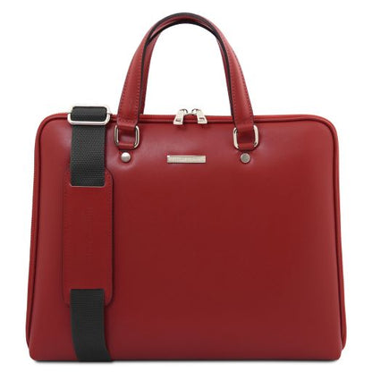 Borsa Business Verona – Pelle Saffiano | 2 Scomparti | Semi-rigida - Tuscany Leather