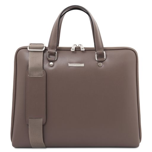 Borsa Business Verona – Pelle Saffiano | 2 Scomparti | Semi-rigida - Tuscany Leather