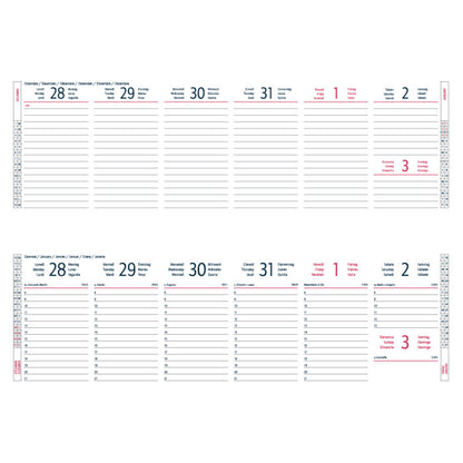 Agenda planning settimanale 30x10 Alfa 2027 – Intempo
