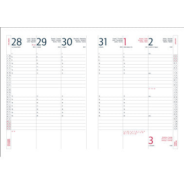 Agenda settimanale 17x24 Alfa 2027 – Intempo