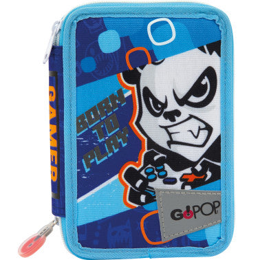 Astuccio 3 zip con corredo Born to Play - GoPop