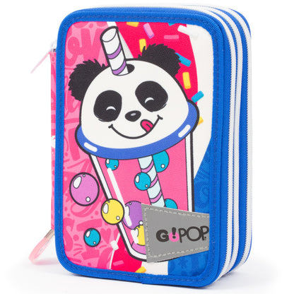 Astuccio 3 zip con corredo - Bubble Star GoPop
