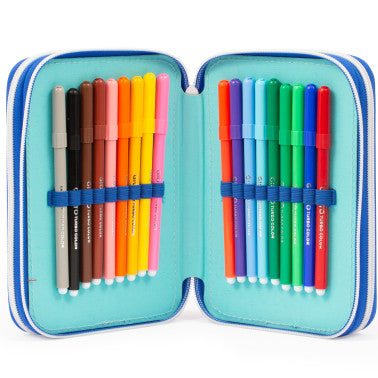 Astuccio 3 zip con corredo - Bubble Star GoPop