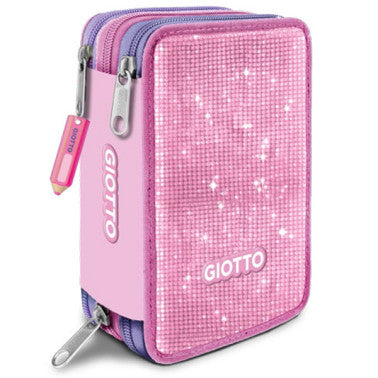 Astuccio 3 zip con corredo Giotto Premium Super Crystal Fila