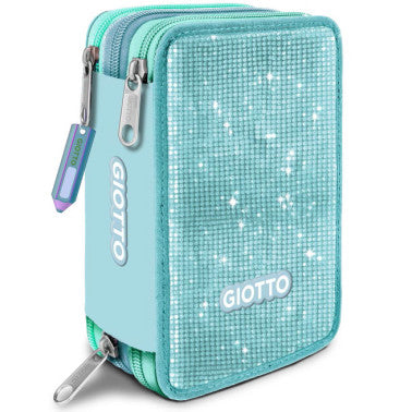Astuccio 3 zip con corredo Giotto Premium Super Crystal Fila