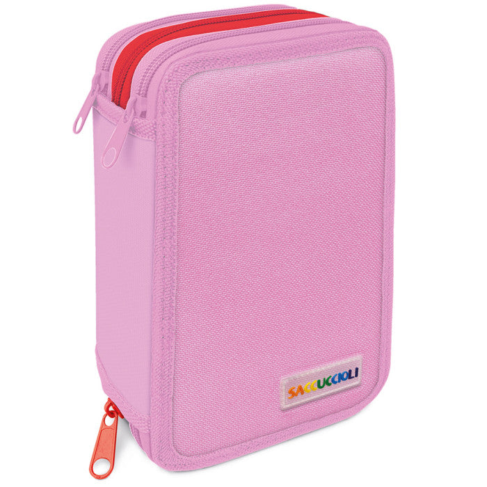 Astuccio 3 zip con corredo Basic Color Zip Saccucciolo - Lebez