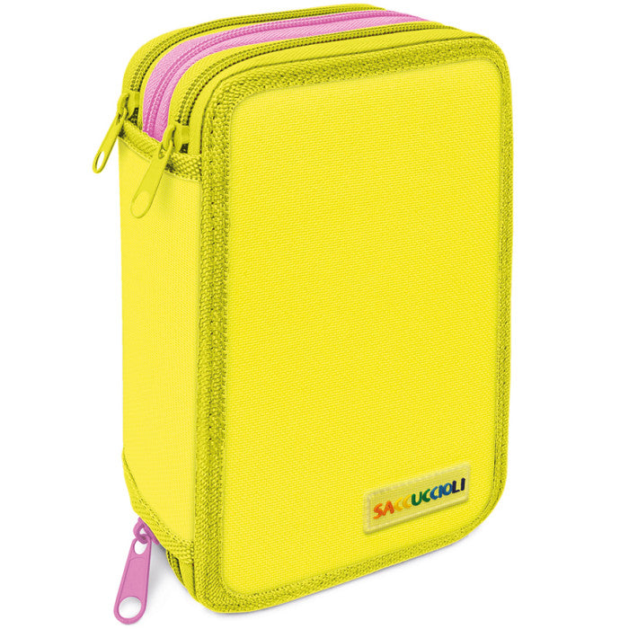 Astuccio 3 zip con corredo Basic Color Zip Saccucciolo - Lebez