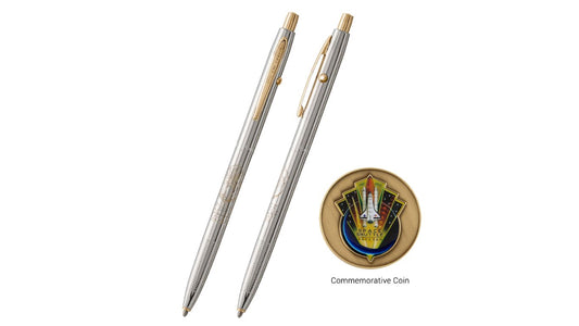 PENNA SFERA FISHER CON MEDAGLIA SHUTTLE