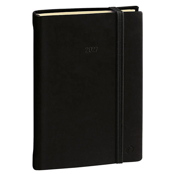 Agenda giornaliera Daily 21 Prestige 2027 - 13 x 21 cm - copertina Silk - nero - Quo Vadis