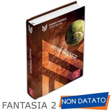Diario scolastico standard 13,2x18,3 9 mesi Jannik Sinner by Pigna