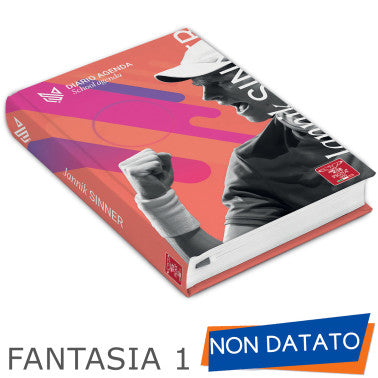 Diario scolastico standard 13,2x18,3 9 mesi Jannik Sinner by Pigna