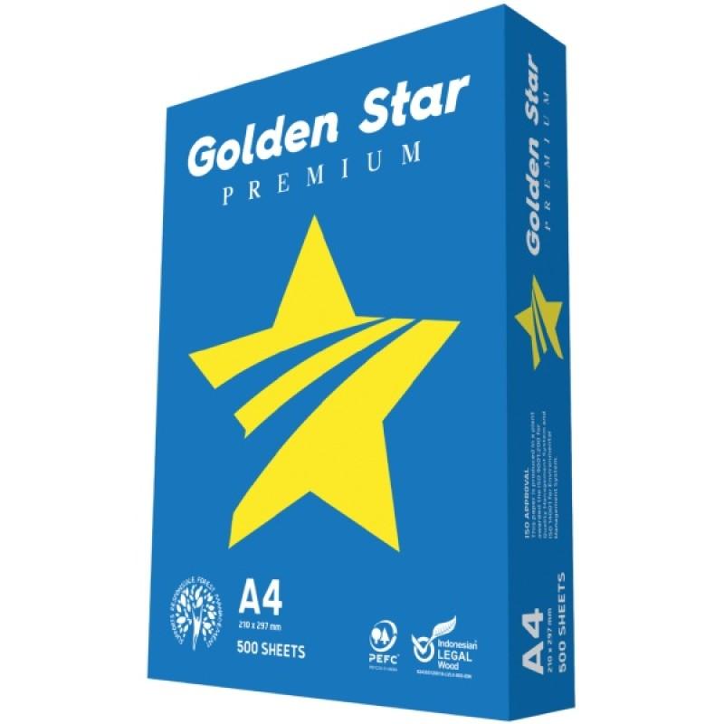Carta bianca A4 75 gr.- bancale 240 risme - Golden Star blu
