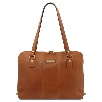 Borsa Lady Business Ravenna – Pelle Pieno Fiore | 40x30x11 cm | Professionale - Tuscany Leather