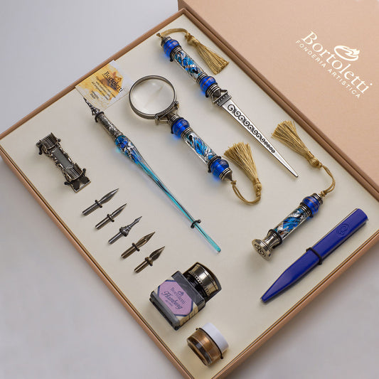 Set scrivania di Lusso in Vetro di Murano SET26 – Bortoletti