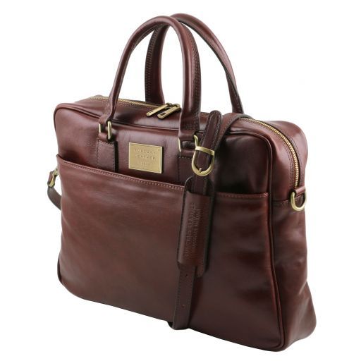 Borsa Porta PC Urbino – Pelle Pieno Fiore | Notebook 15,6" | Professionale - Tuscany Leather