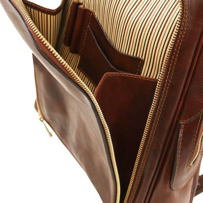 Zaino Porta Laptop Bangkok – Pelle Pieno Fiore | Convertibile | 13,3 Pollici - Tuscany Leather