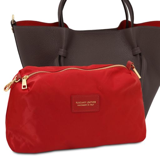 Borsa Shopping Legame – Pelle Martellata | Organizer Estraibile | Formato A4 - Tuscany Leather