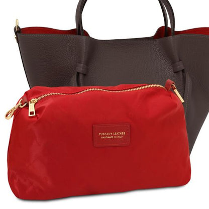 Borsa Shopping Legame – Pelle Martellata | Organizer Estraibile | Formato A4 - Tuscany Leather