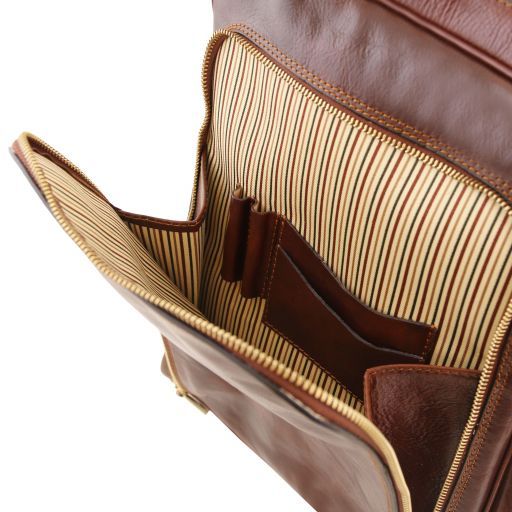Zaino Porta Laptop Bangkok – Pelle Pieno Fiore | Convertibile | 13,3 Pollici - Tuscany Leather