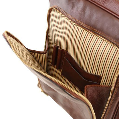 Zaino Porta Laptop Bangkok – Pelle Pieno Fiore | Convertibile | 13,3 Pollici - Tuscany Leather