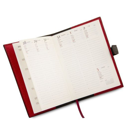 Agenda in pelle martellata con blocco estraibile – Tuscany Leather