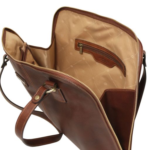 Borsa Lady Business Ravenna – Pelle Pieno Fiore | 40x30x11 cm | Professionale - Tuscany Leather