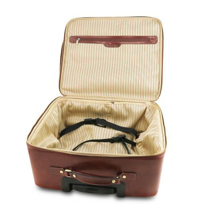 Borsa pilota in pelle con due ruote Varsavia – Tuscany Leather