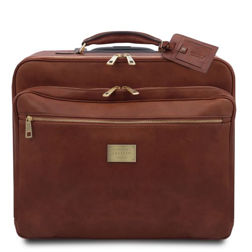 Borsa pilota in pelle con due ruote Varsavia – Tuscany Leather