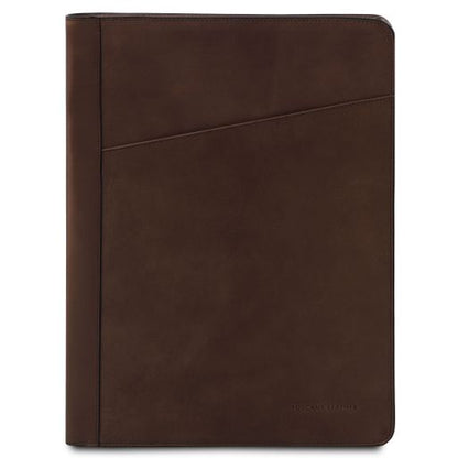 Portadocumenti in Pelle con anelli formato A4 - Tuscany Leather