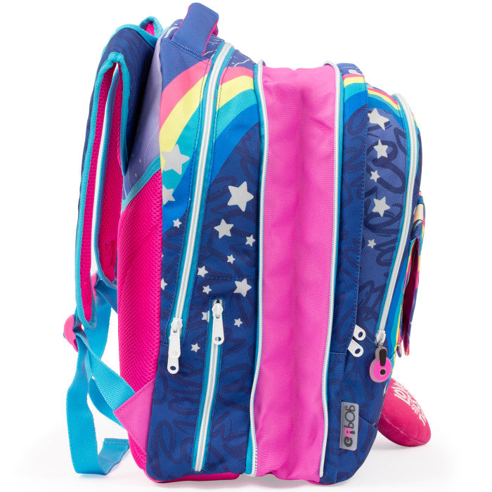 Zaino scuola estensibile Round - Unicorn GoPop